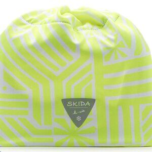 Skida Kids Alpine Fleece-Lined Beanie Hat Hi-Vis Neon NEW